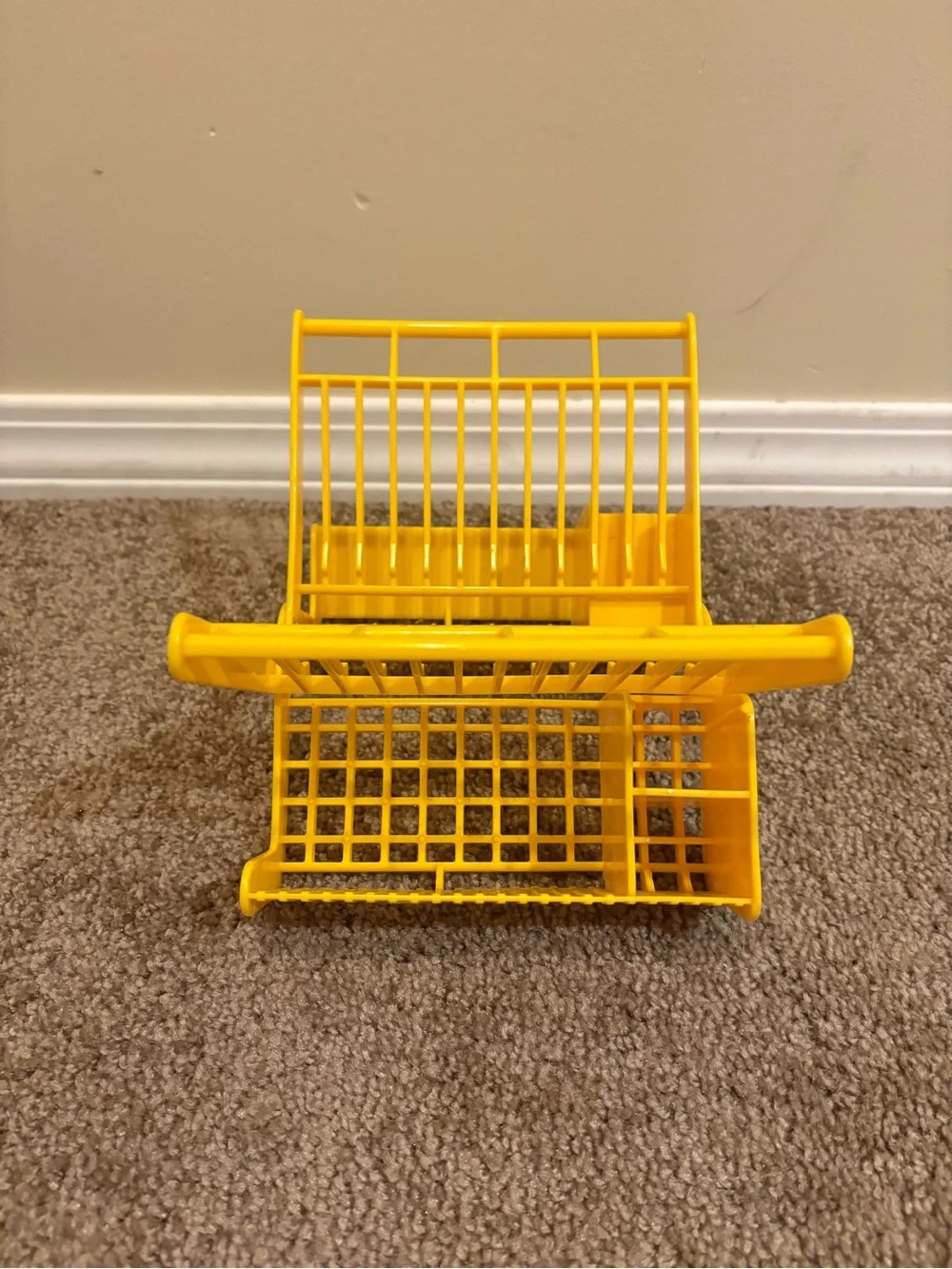 Fisher-Price Vintage Fun with Food Toy Dish Rack